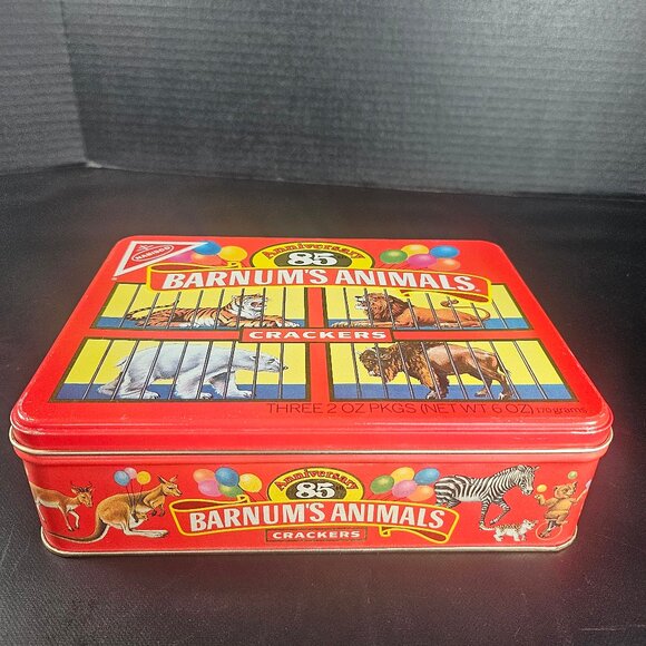 Vintage Limited Edition Tin Nabisco Barnum's Animals Crackers 85th Anniversary - Picture 5 of 7